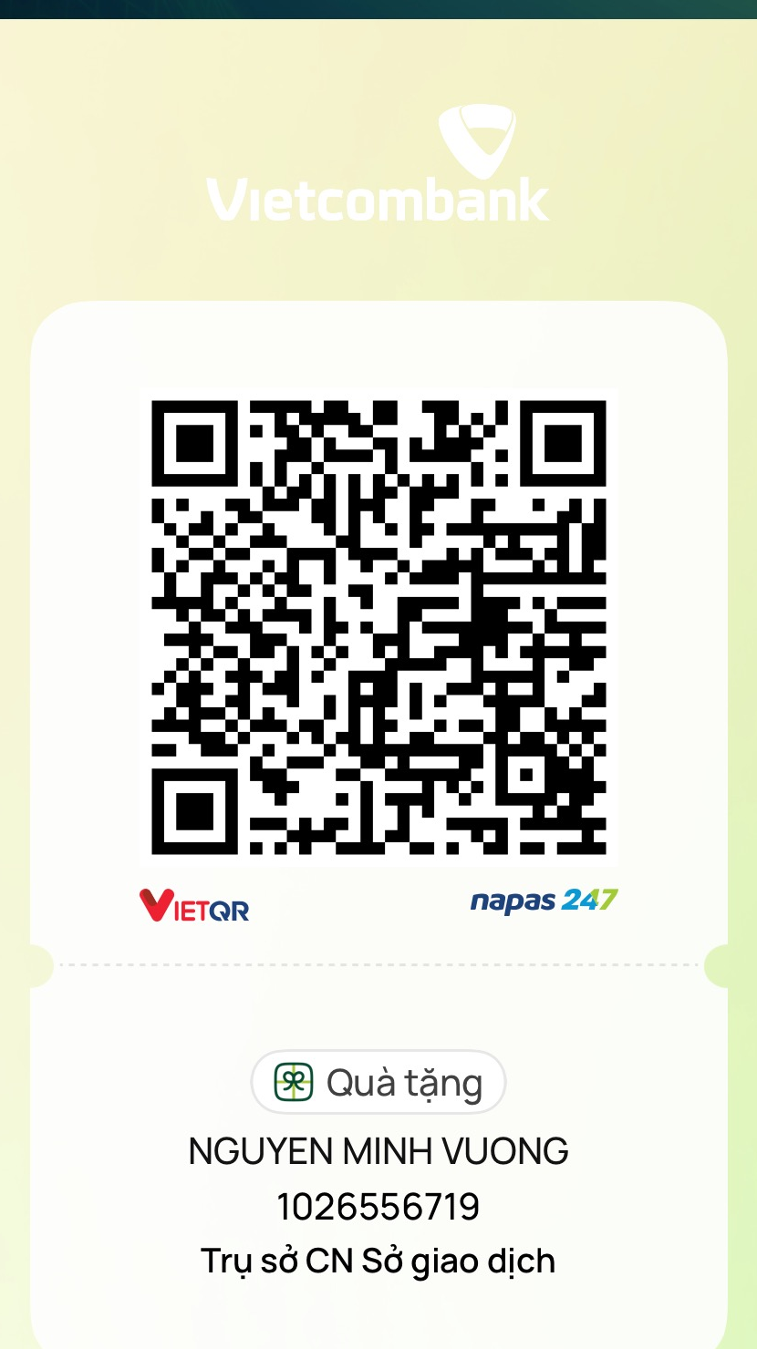 QR ủng hộ Minh Vuong TTS